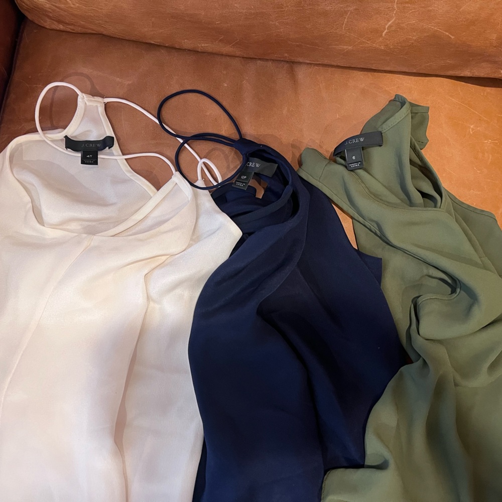 Jcrew bundle of camisoles and tank top